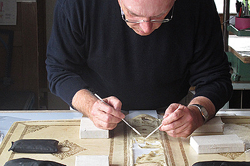 Die Restaurierung von Pergamentbnden mit Hilfe von Japanpapierlaminaten